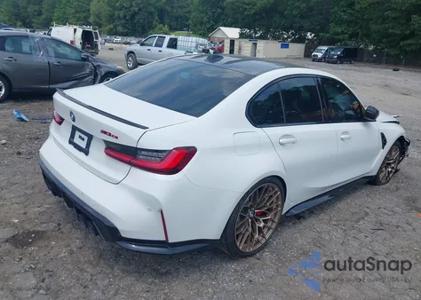 2024 BMW M3 Cs из США, поврежденный, VIN WBS63AY00RFS09107